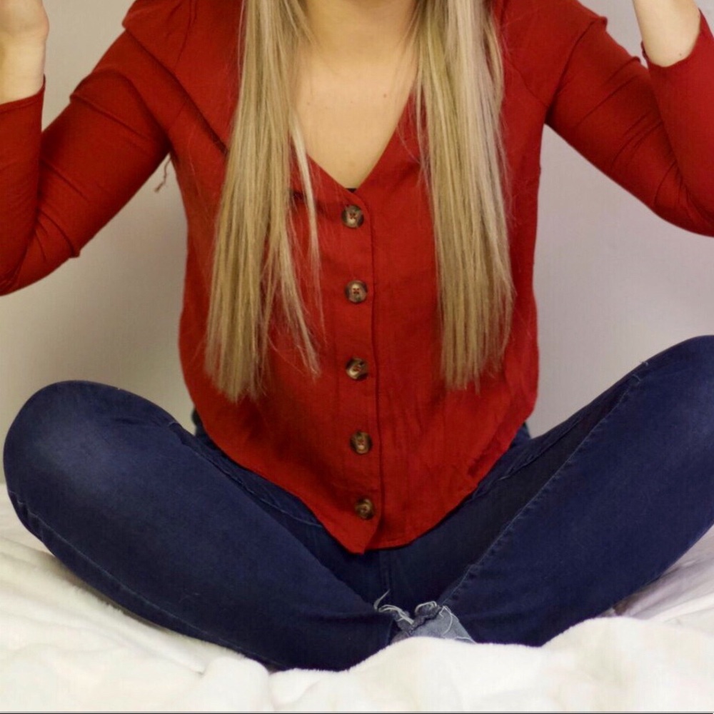 Burnt orange top